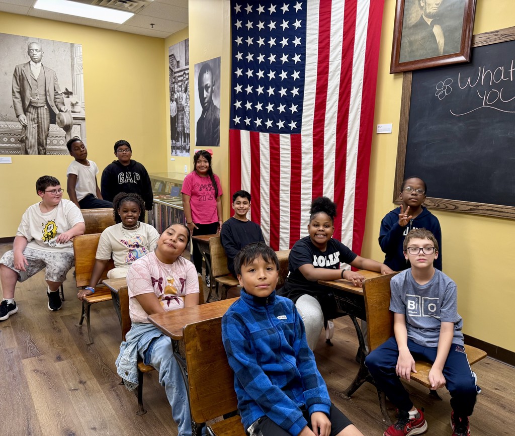 Students at Blockson Exhibit