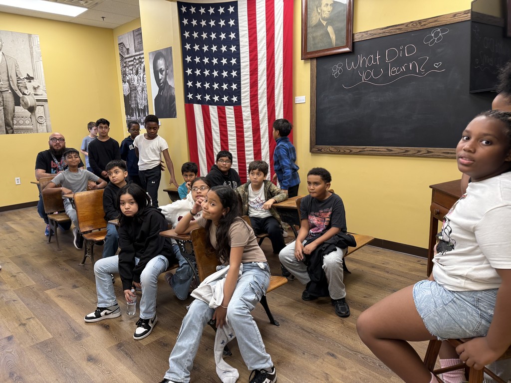 Students at Blockson Exhibit