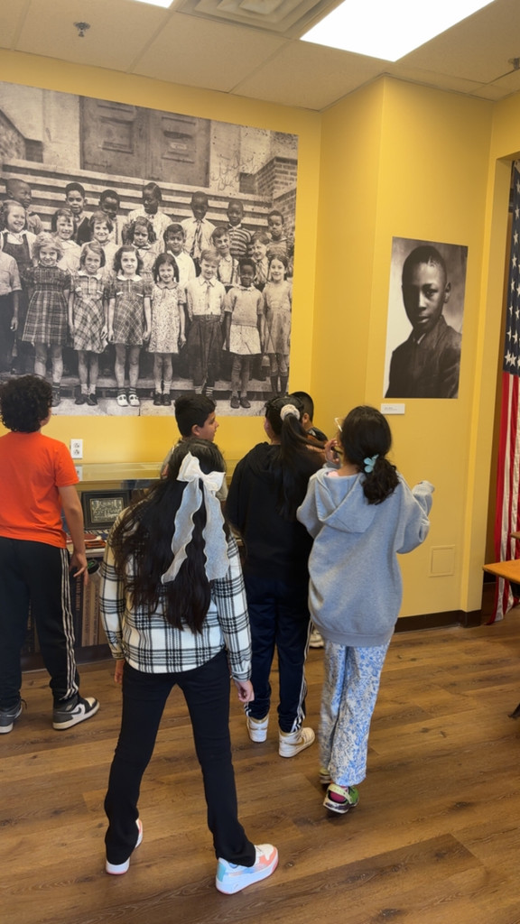 Students at Blockson exhibit 