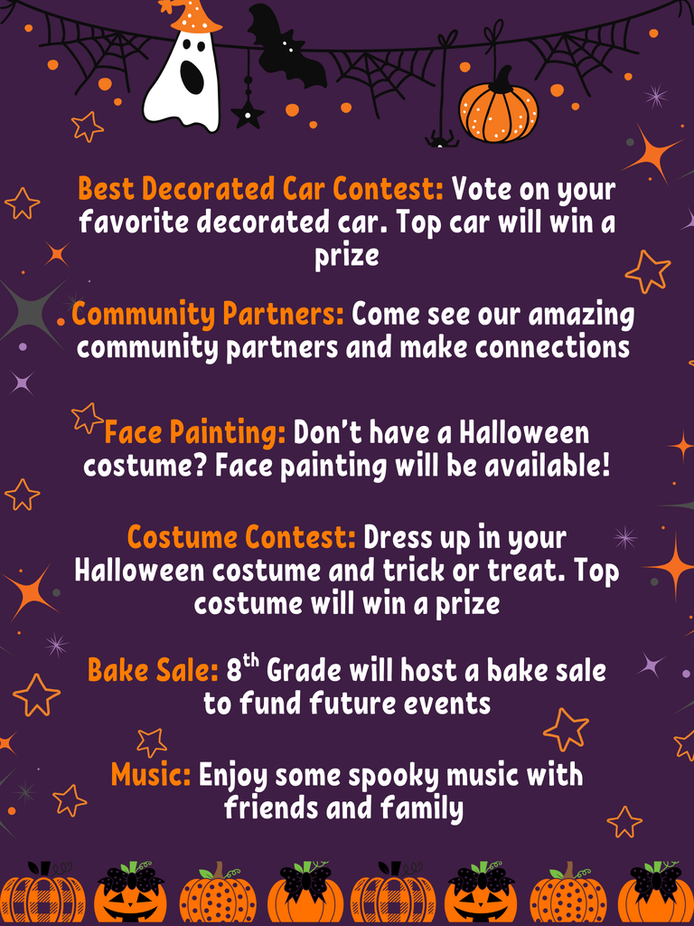 Trunk or treat flier. Info in caption