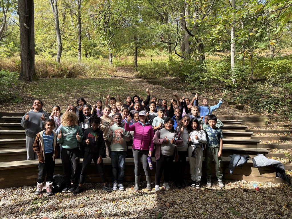 Fourth graders explore and learn about ecosystems at Riverbend.