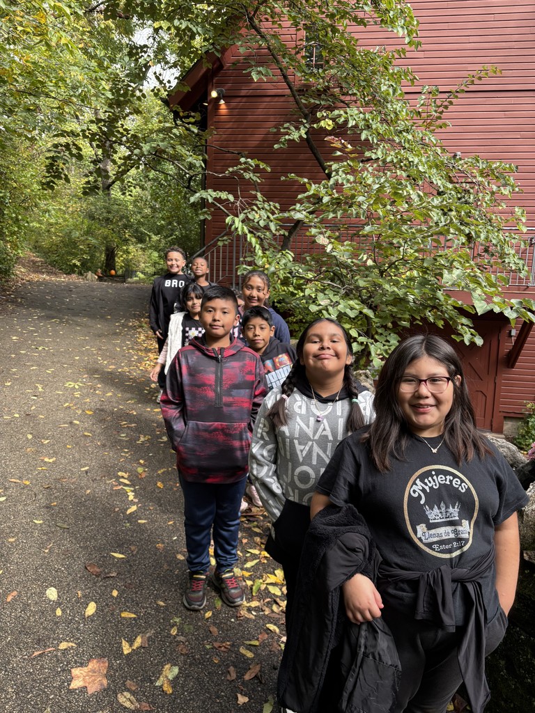 Fourth graders explore and learn about ecosystems at Riverbend.