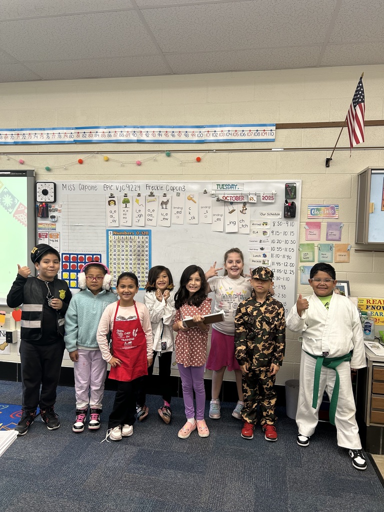 Students dress for the dream job on "si se puede" spirit day.