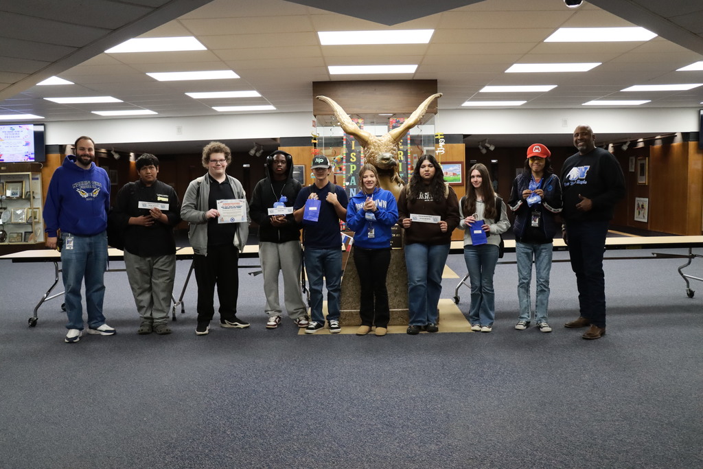 High School Attednace winners 