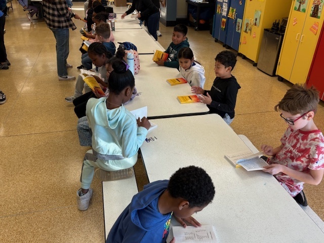 3rd students had a visit from the Norristown Rotary Club this morning.