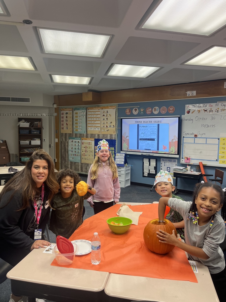Pumpkin STEM Day activities took place throughout the day!