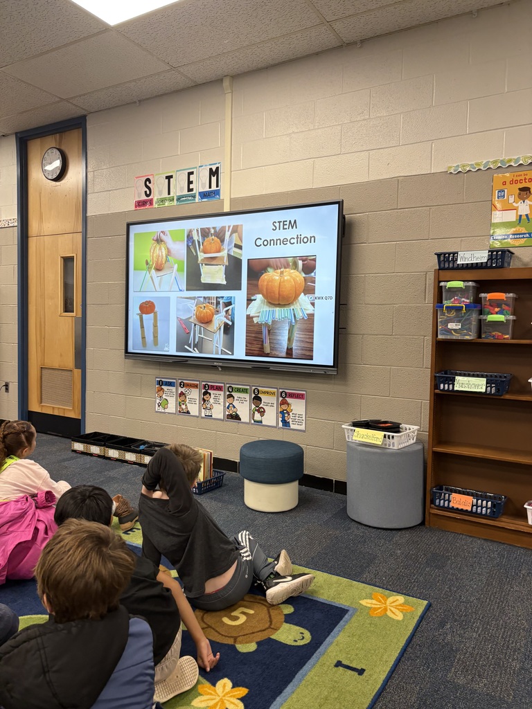 Pumpkin STEM Day activities took place throughout the day!