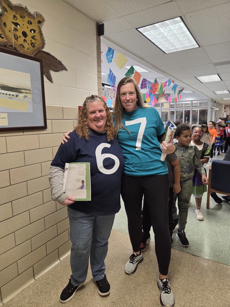 Teachers in the Book Character Parade.