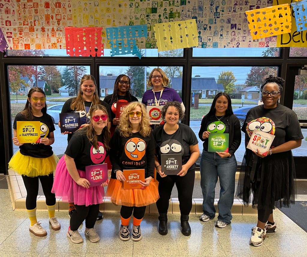 Teachers in the Book Character Parade.