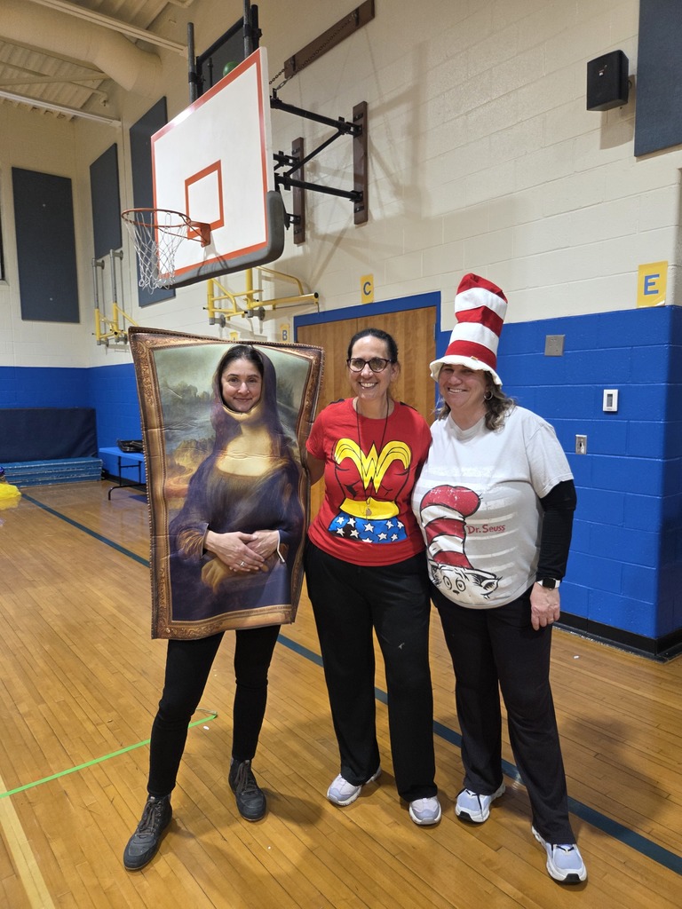 Teachers in the Book Character Parade.