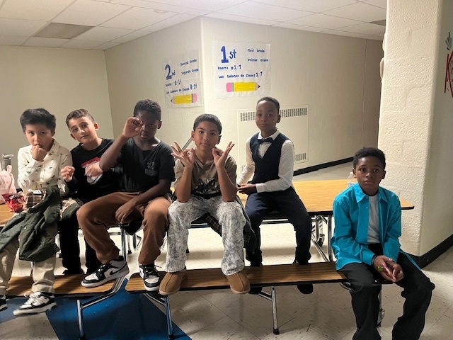 Students at the fall ball