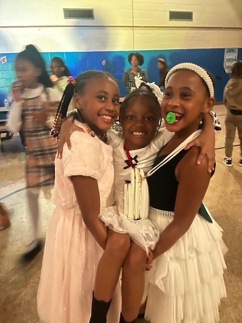 Students at the fall ball