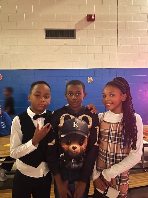 Students at the fall ball