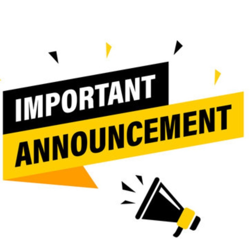 Important Announcement