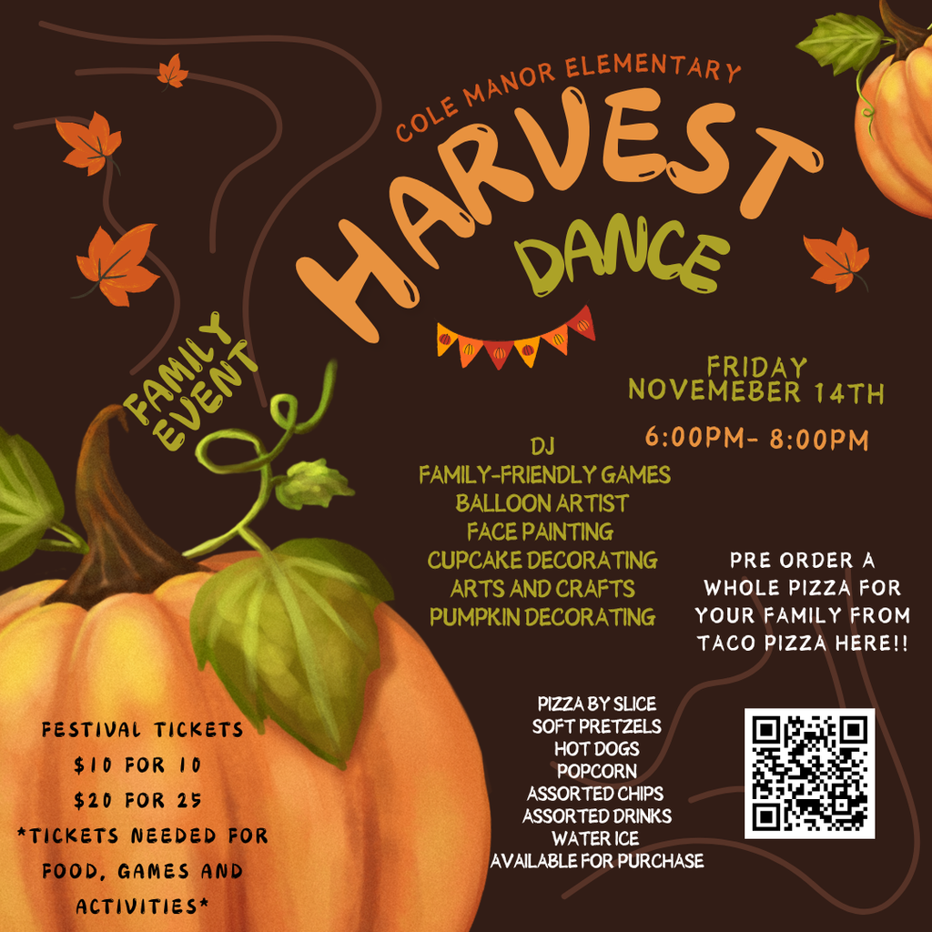 Harvest Dance Flyer. See caption for details. 
