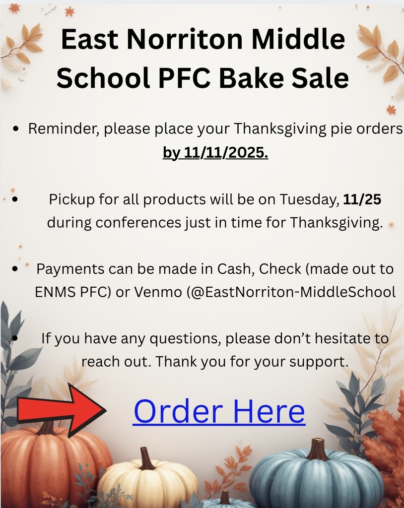 Pie sale at Middle School