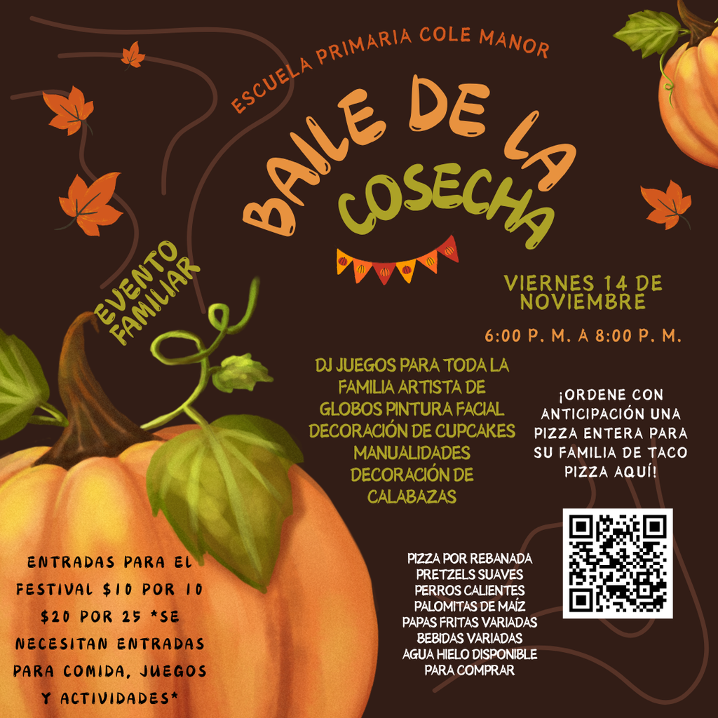 Harvest Dance Flyer. See caption for details. 