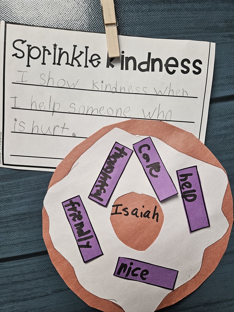 World kindness day project in Mrs. Altieri's class.