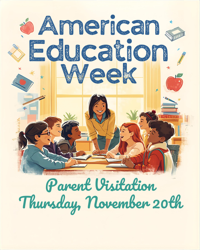 American Education Week Flyer, details in caption