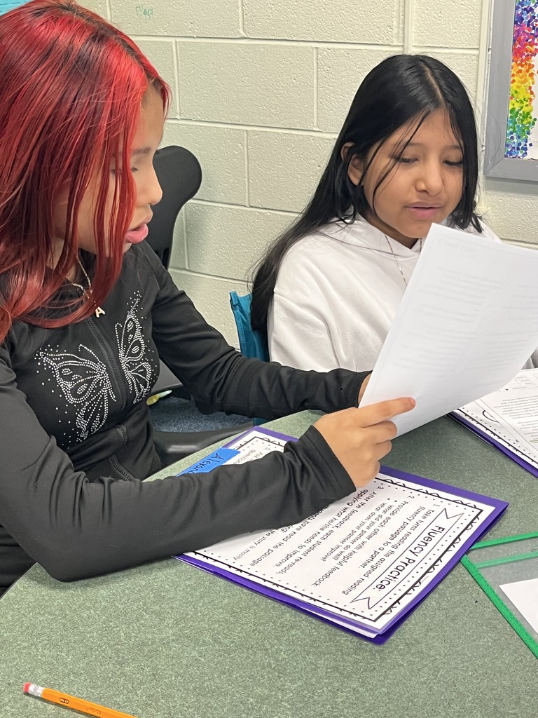 Students reading in ELA class