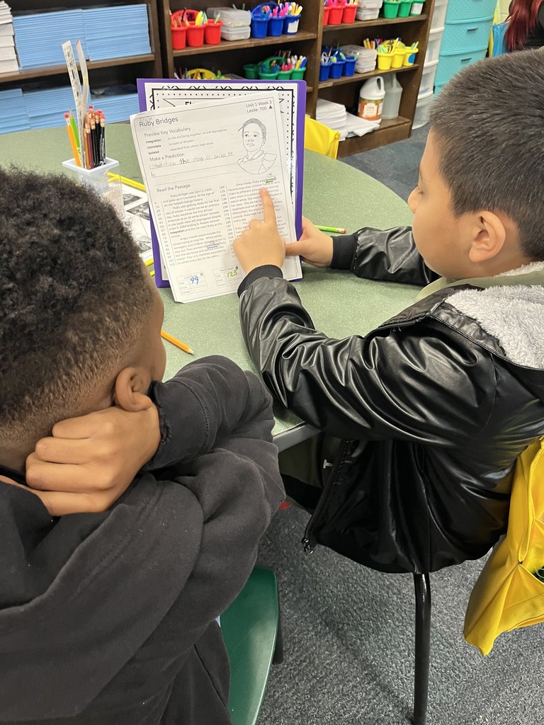 Students reading in ELA class