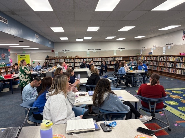 Math training for our teachers.