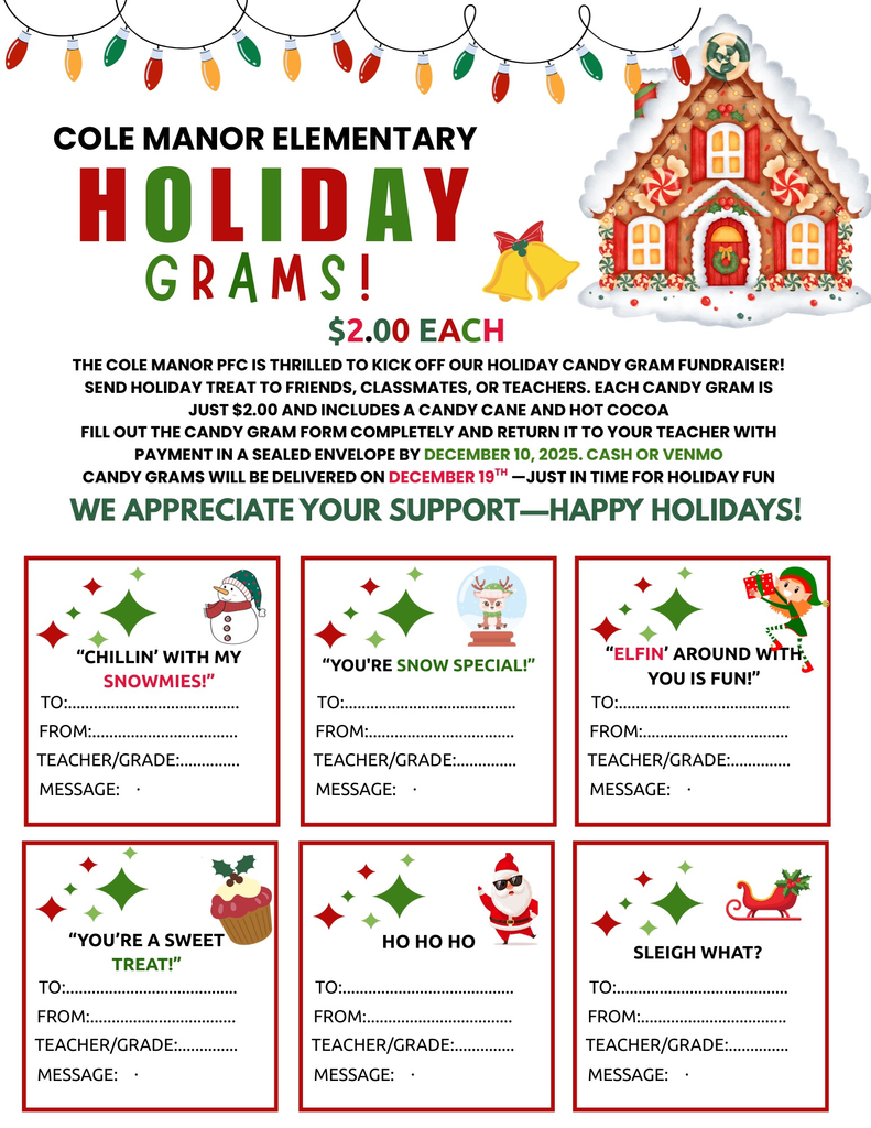 Holiday Grams Flyer