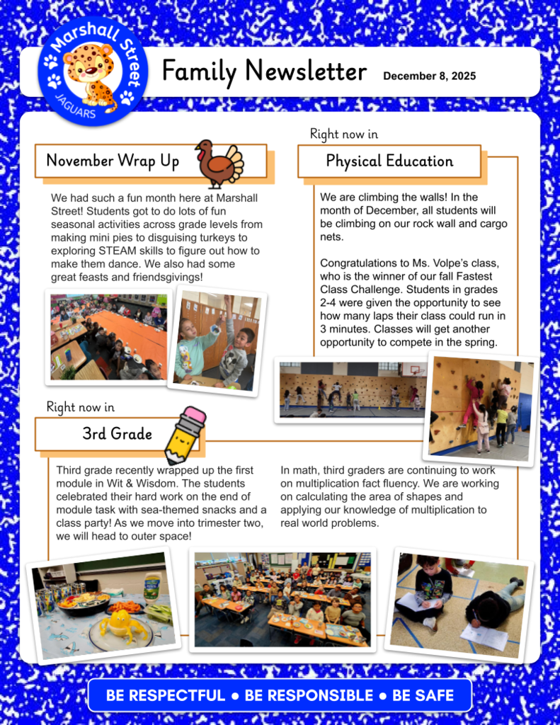 December 8 Newsletter, page 1