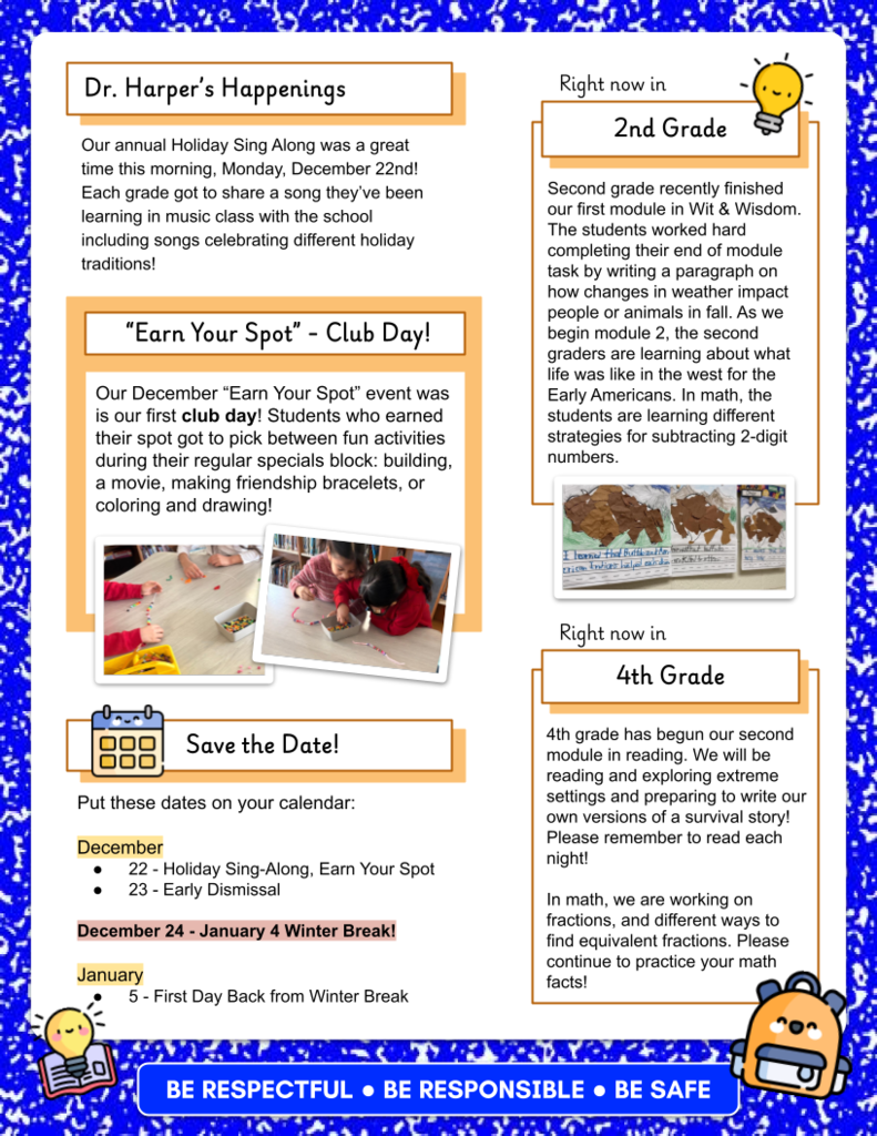 Newsletter - December 22