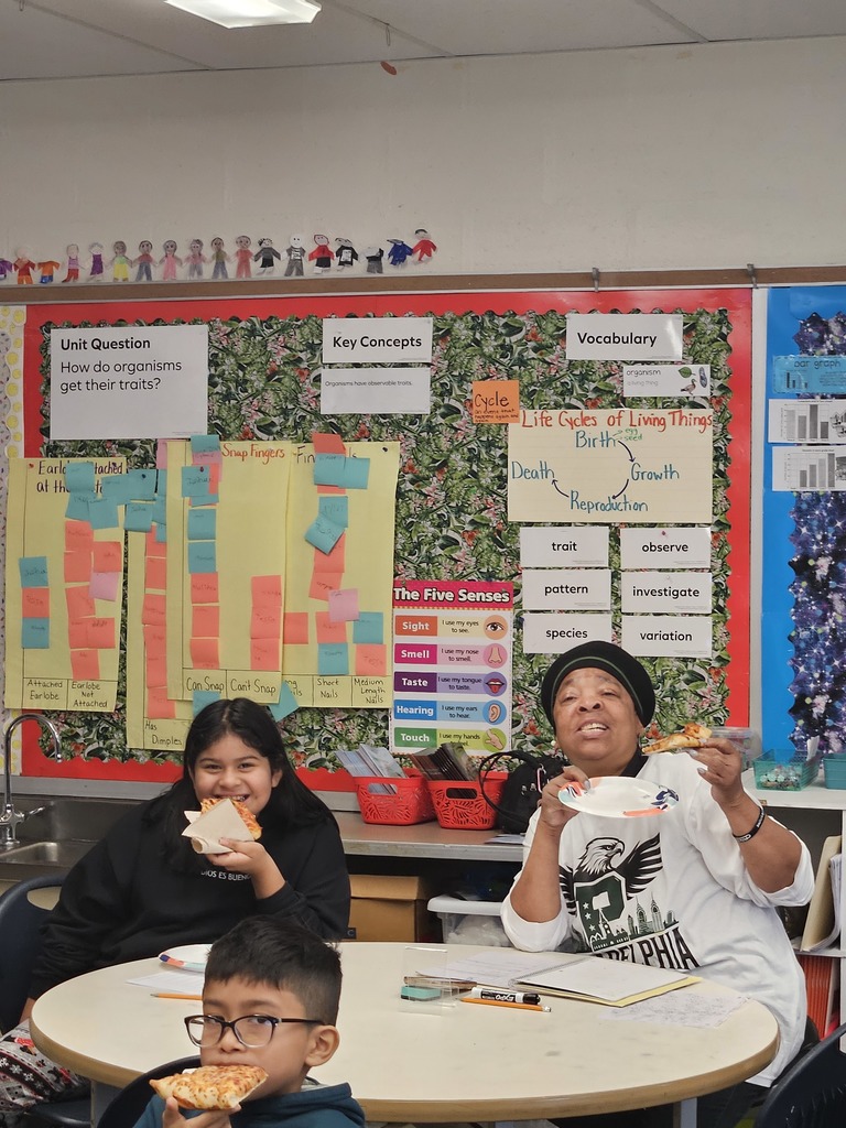 3rd Grade students had a pizza party to celebrate growth on STAR Assessments. 