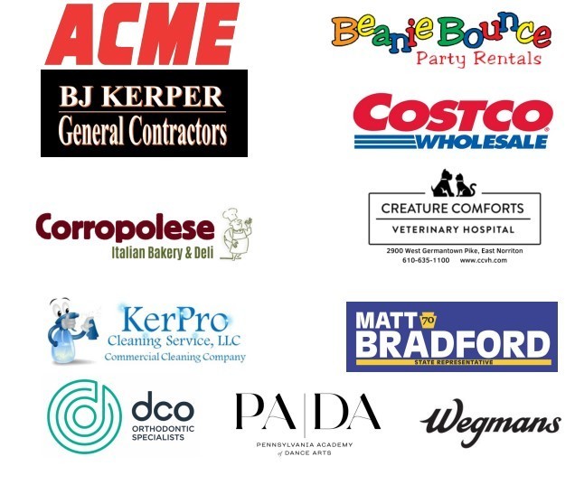 Whitehall PFC Sponsors.