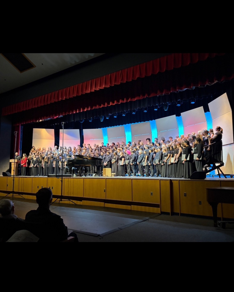 PMEA Choir perfomring on stage.