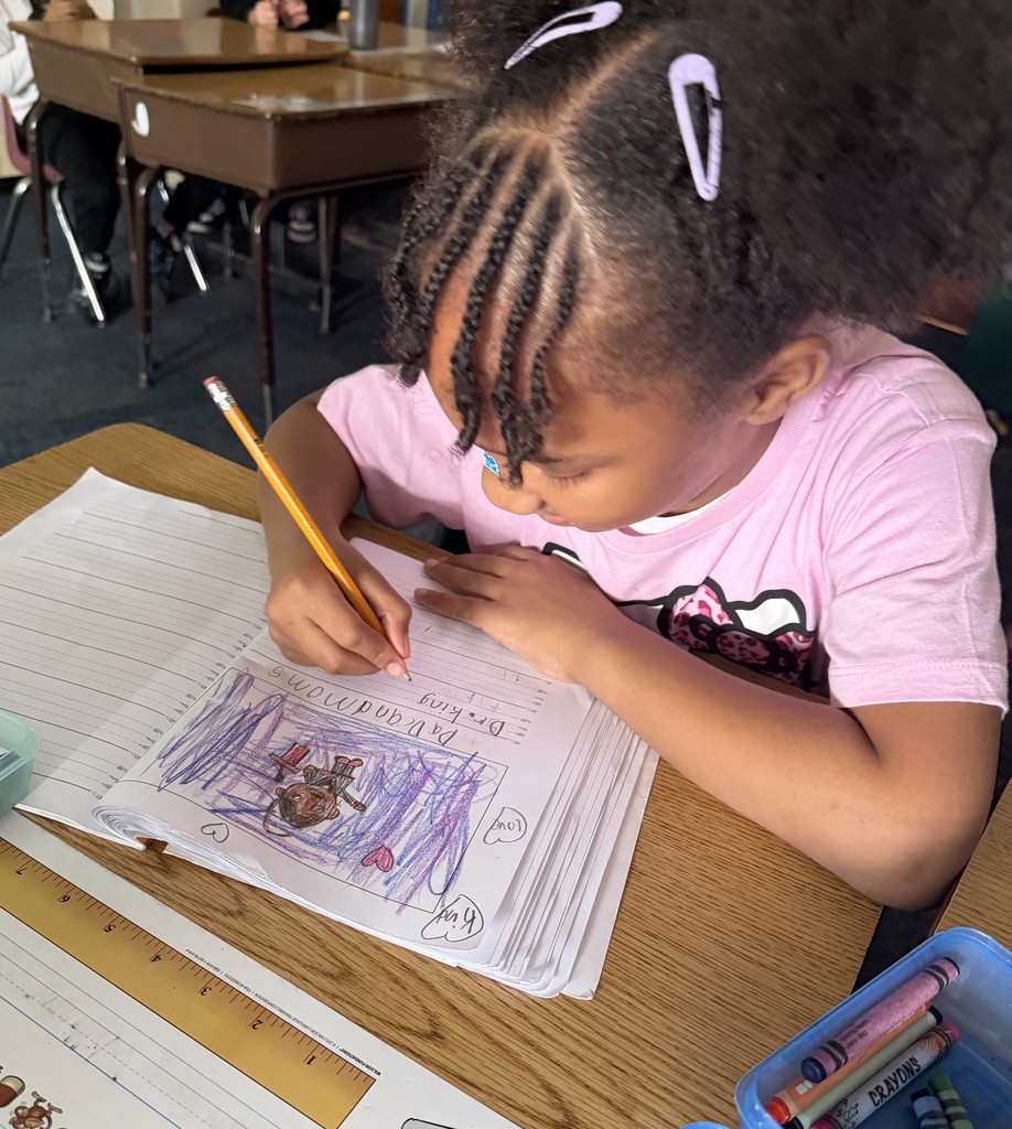 First graders learned and wrote about Dr. Martin Luther King, Jr.