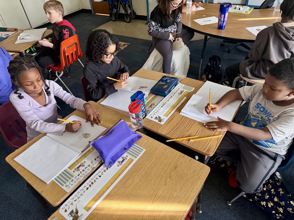 First graders learned and wrote about Dr. Martin Luther King, Jr.