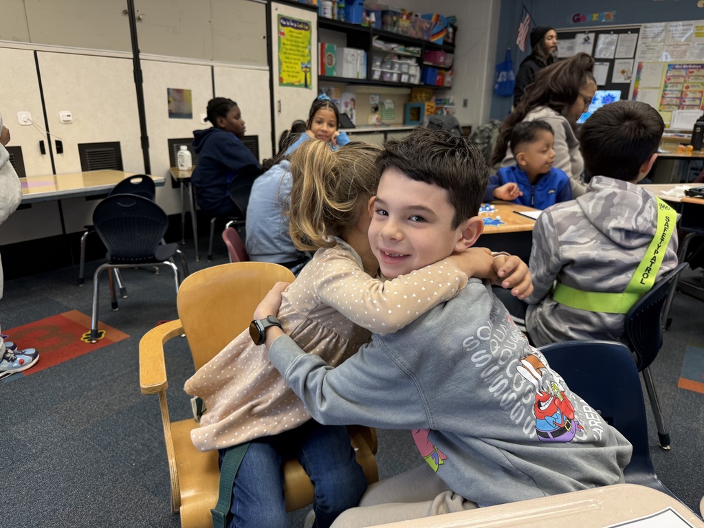 Best buddies made snowflakes together.