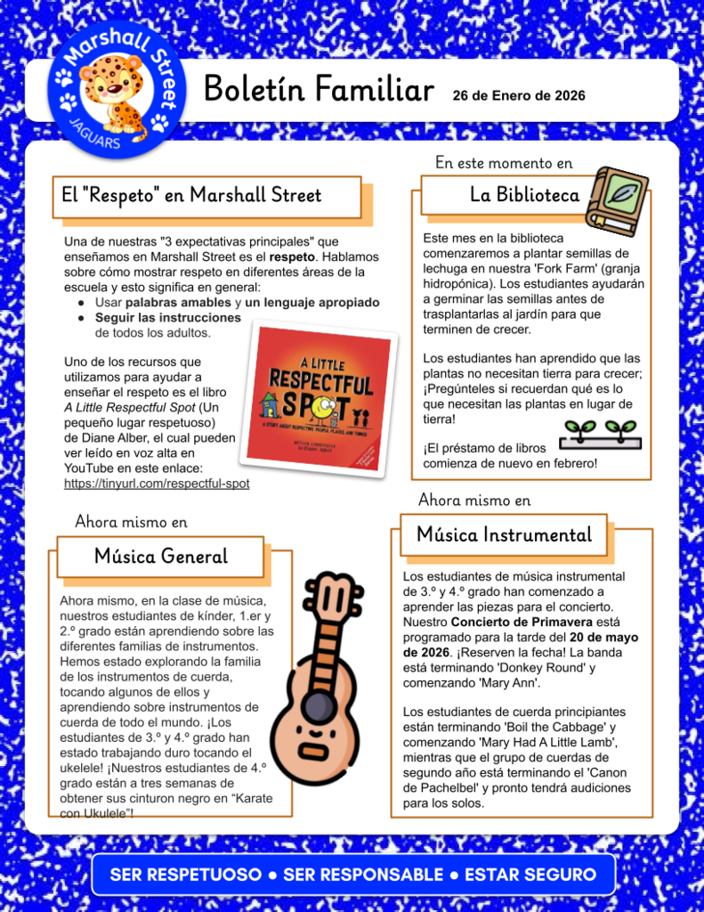 Boletin Familiar, pagina 1