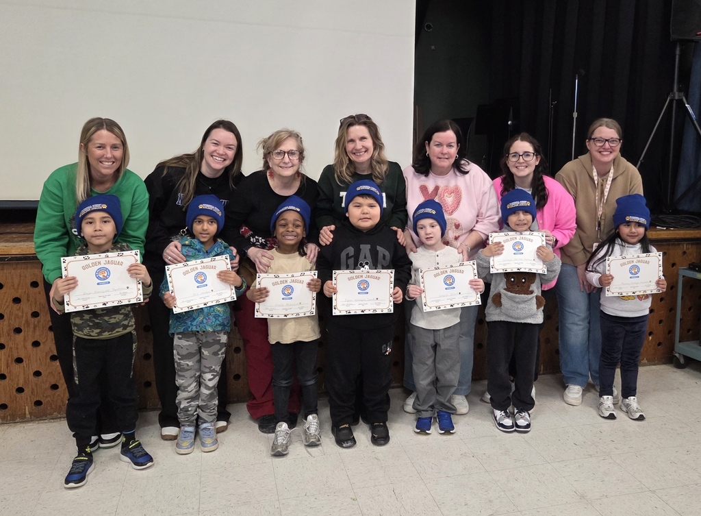 January Golden Jaguars for Kindergarten.