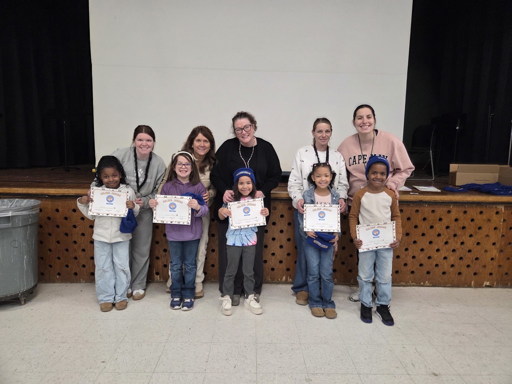 January Golden Jaguars for First Grade.