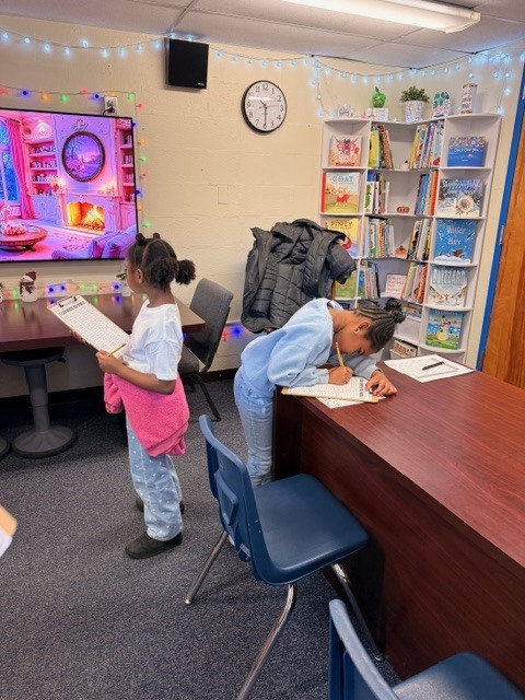 1st Grade Students Writing 100 Words