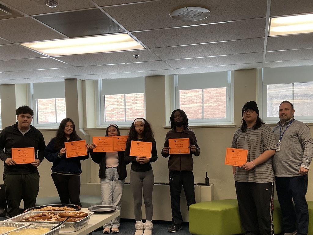 Student of the month at Roosevelt 