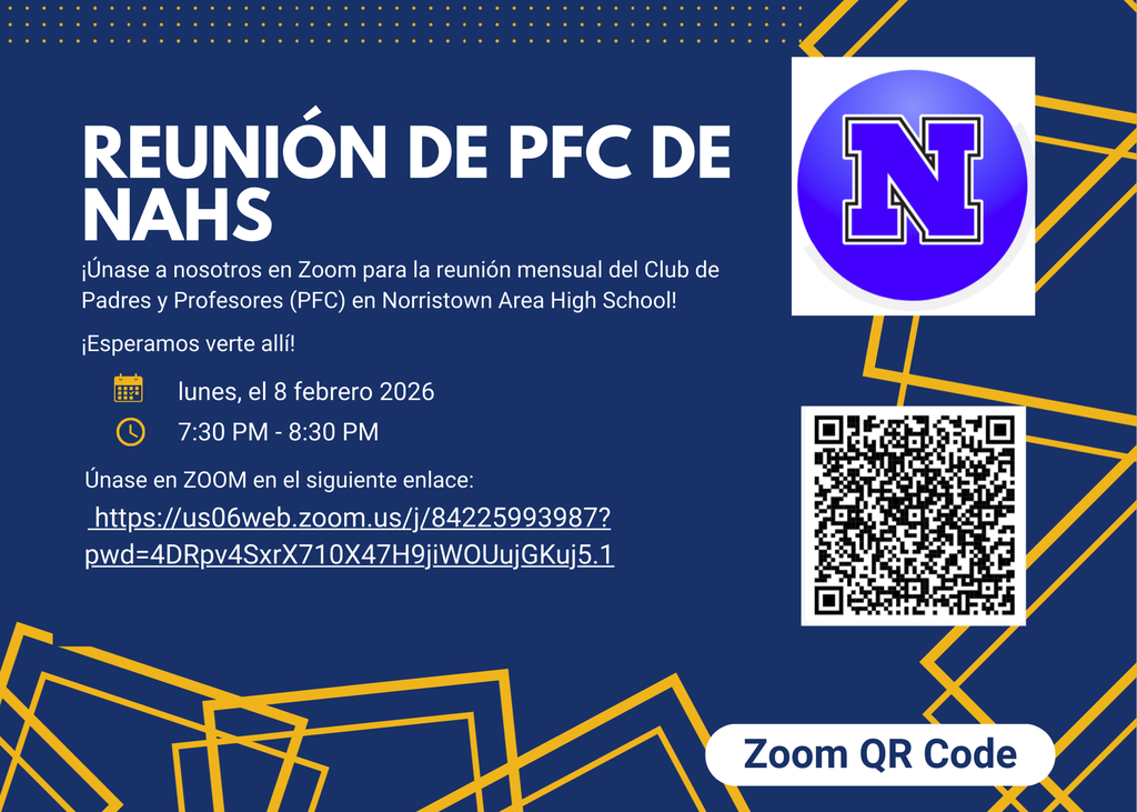 Parent PFC Meeting Information in Spanish