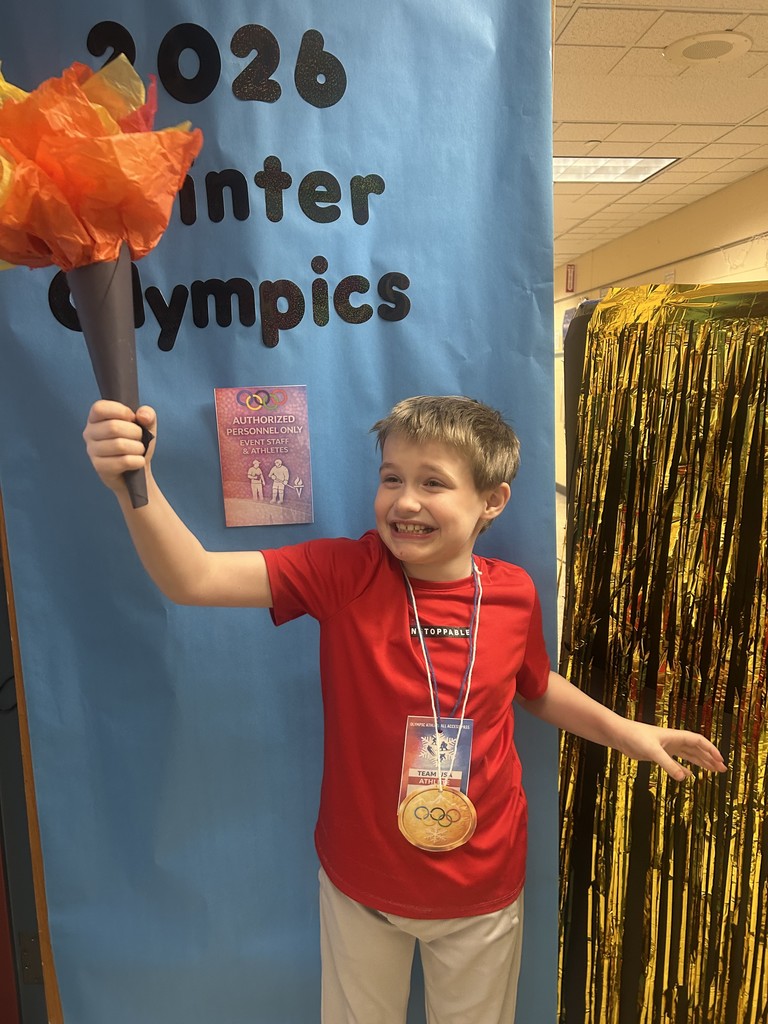 Students participating in Winter Olympic Games.