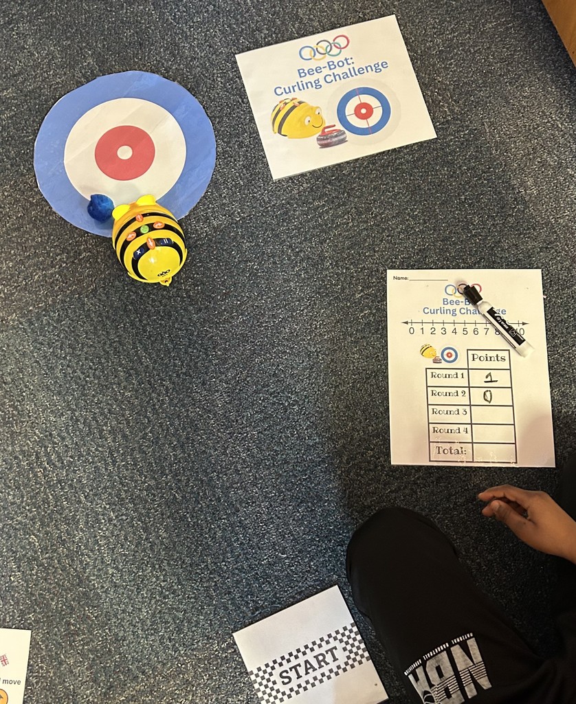 Students participating in Winter Olympic Games.