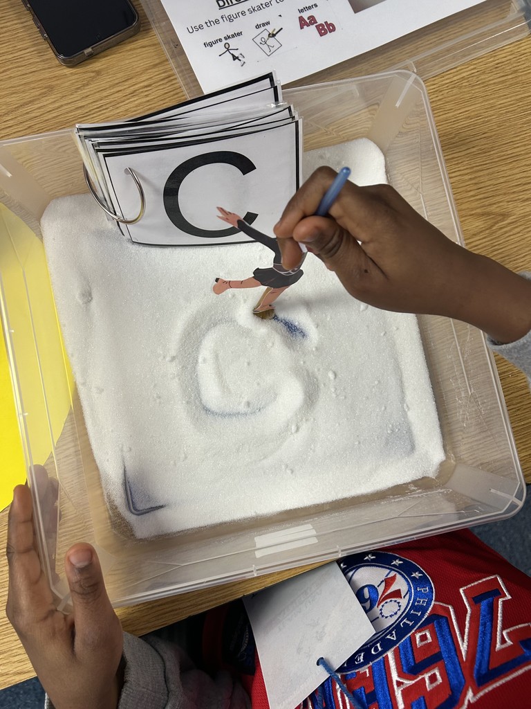 Students participating in Winter Olympic Games.