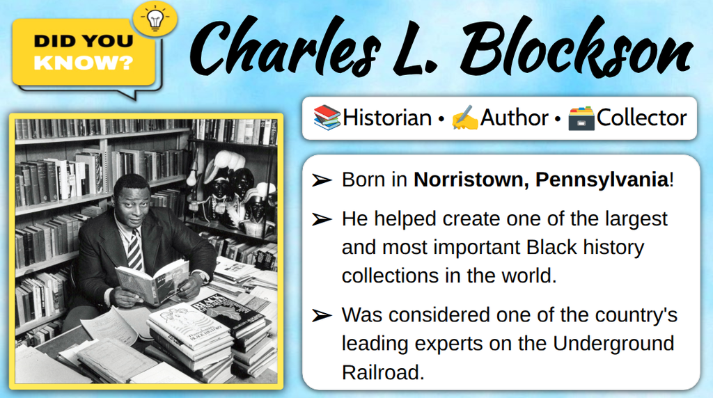 Fast facts about historical figure Charles L. Blockson.