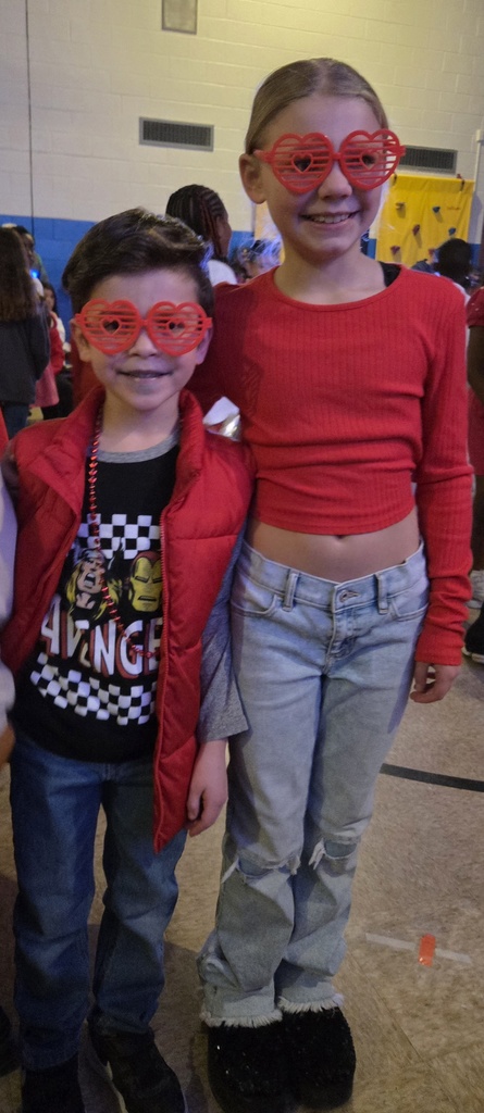 Two siblings at the dance