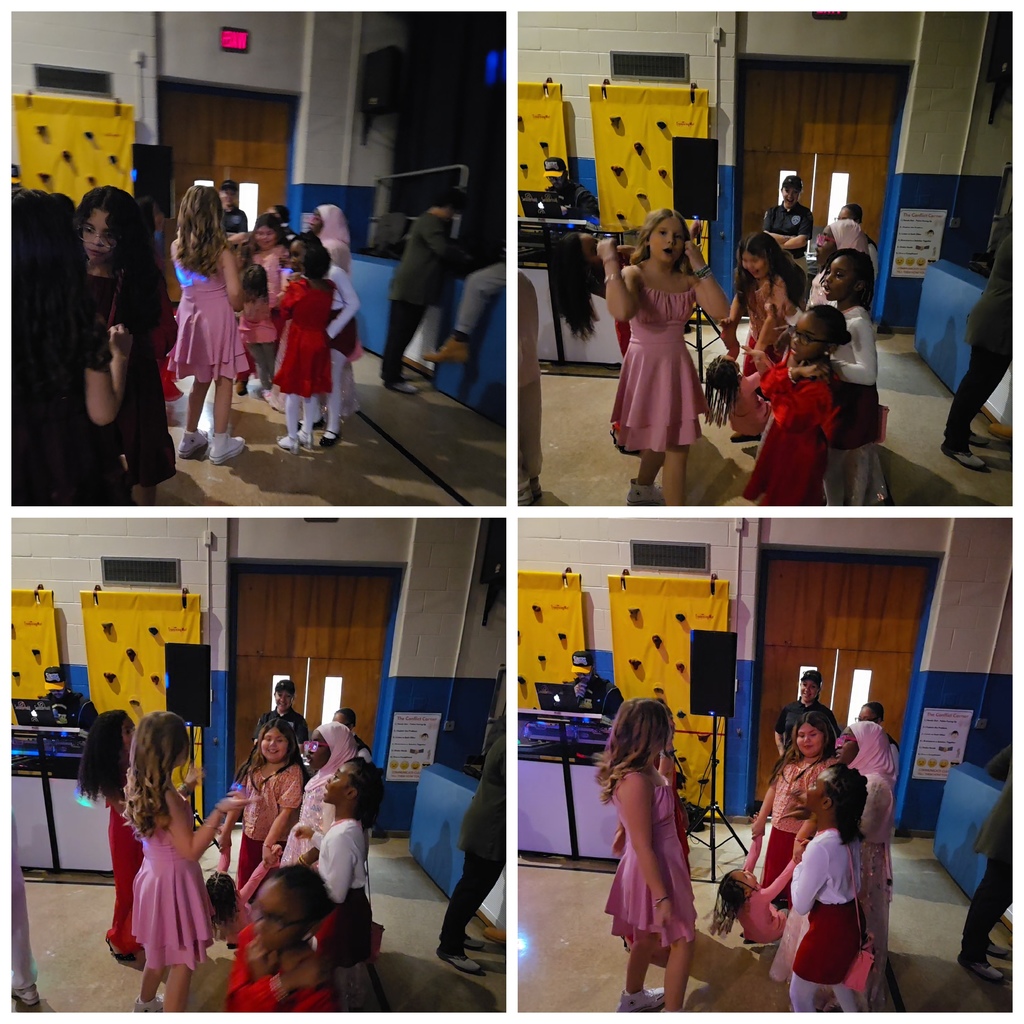 Students dancing