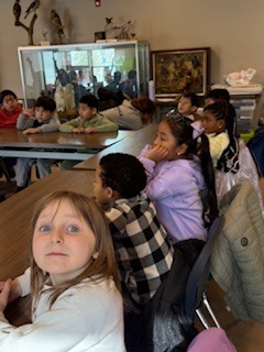 First grade students on their field trip