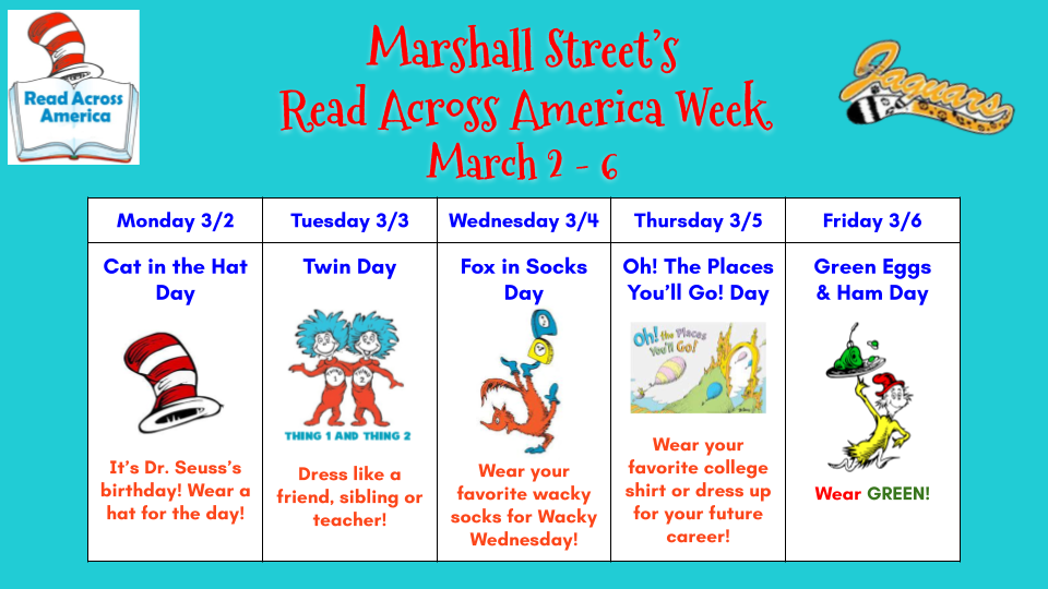 Read Across America Spirit Week