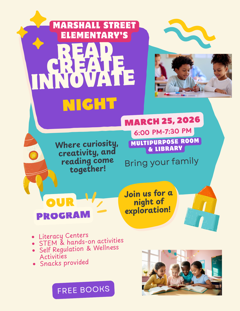 Read, Create, Innovate Event on March 25 at 6:00 PM